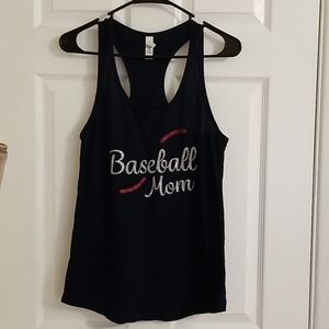 Navy Baseball Mom Tank